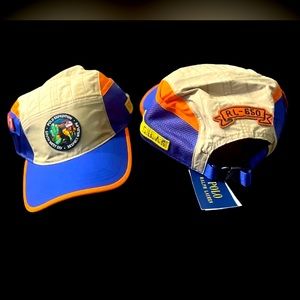 Polo Ralph Lauren 5 panel Outdoorsman Wolf patch Cub Scout bear stadium BNWT